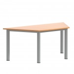Trapeztisch, 140x70 cm (B/T), 58 cm hoch, 